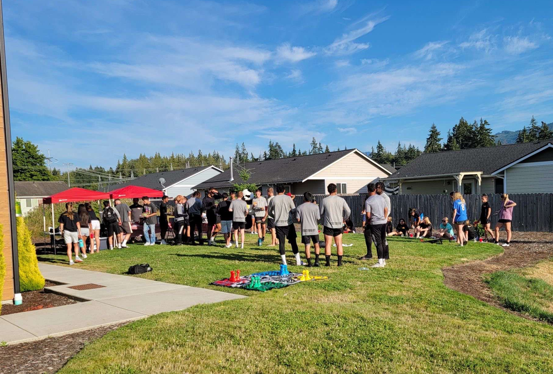 August, 2022, welcome party on the CHI lawn at our Port Angeles facility.